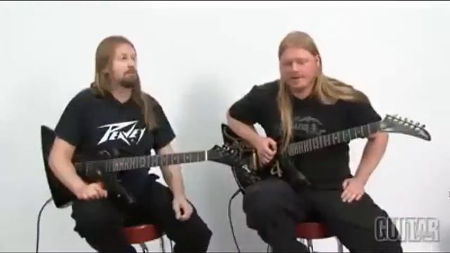 Amon Amarth - War Of The Gods - Guitar Lesson смотреть онлайн