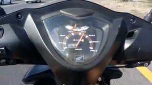 Honda dio 110 top speed (95км/ч)