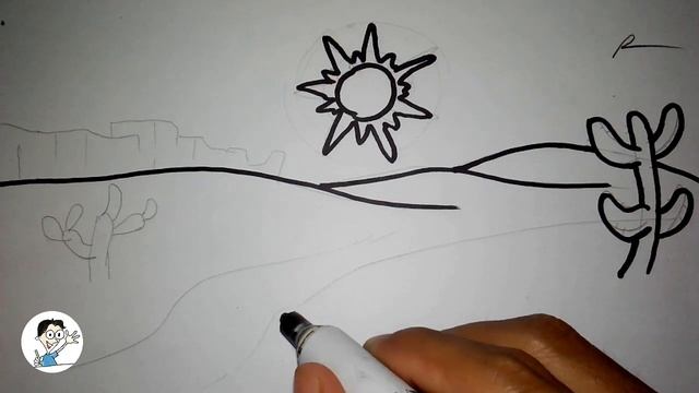 Wow... very easy to draw a desert for kids смотреть онлайн