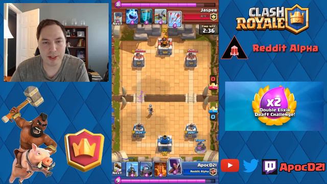 What to Draft in Double Elixir Challenge! Max Wins! All the Picks! Clash Royale смотреть онлайн