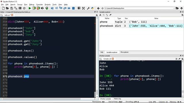 30. More on Dictionary : Python Tutorial Developer Series A - Z смотреть онлайн