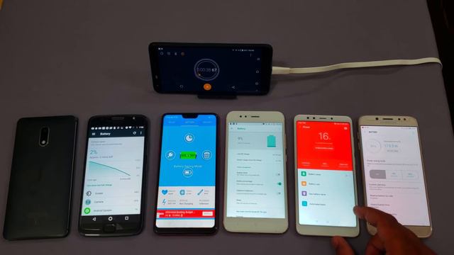 (4K) Oppo F7 VS MiA1 VS Redmi 5 VS Moto G5s Plus VS Nokia 6 VS J7 Pro - Battery Discharging Test смотреть онлайн
