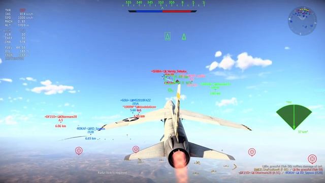 War Thunder: F-8E AIM-9C смотреть онлайн