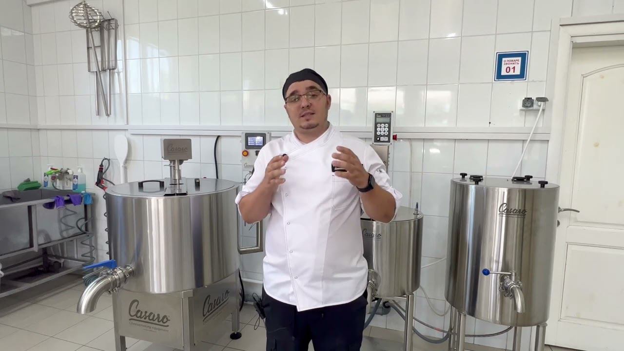 Смотри видео! Специально для тех, кто хочет организовать сыроварню в ресторане...