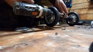 Ревизия тележки мотобуксировщика бурлак