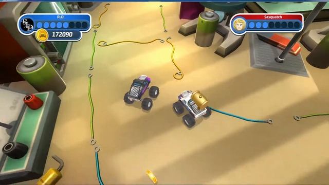 Гонки с босами часть первая в мульт игре Toybox Turbos