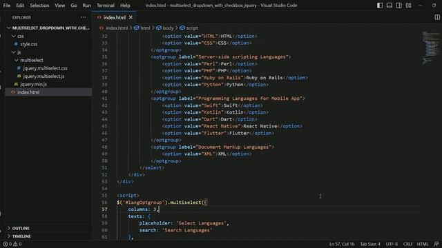 Multi select Dropdown List with Checkbox using jQuery смотреть онлайн