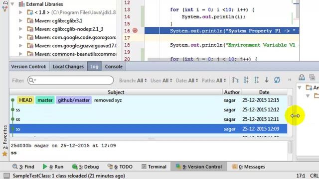 How to view git log and history in intellij IDEA смотреть онлайн