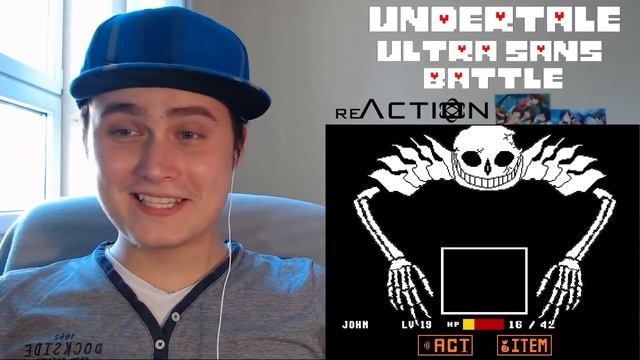 Undertale - Ultra-Sans Fight (Fan-made) | REACTION смотреть онлайн