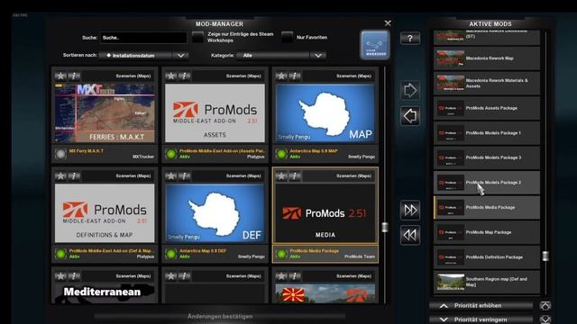 ETS2 - 1.39+Promods 251+ Middlere Osten+North Africa смотреть онлайн