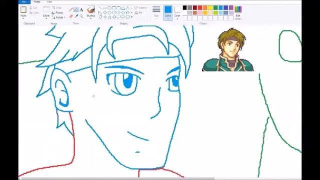 I draw Sain from Fire Emblem Speedpaint смотреть онлайн