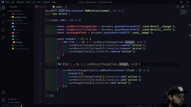 Промостраница iPhone 12 Pro на JavaScript День 1 смотреть онлайн