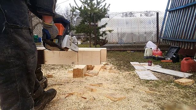 Шаблон для бруса. "Шип Паз". смотреть онлайн