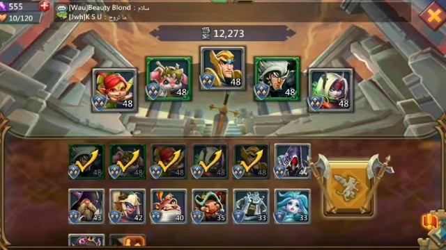 Lords Mobile прохождение главы 6-9 (обычная) на 48 лвл. Выбор героев. смотреть онлайн