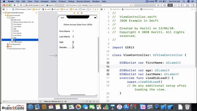 JSON Parsing in Swift 5 | JSON Data in Swift 5 | Hindi | Easiest Way смотреть онлайн