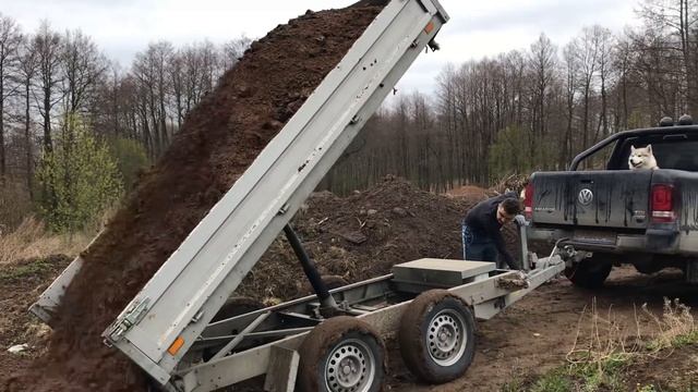 Самосвальный легковой прицеп. смотреть онлайн