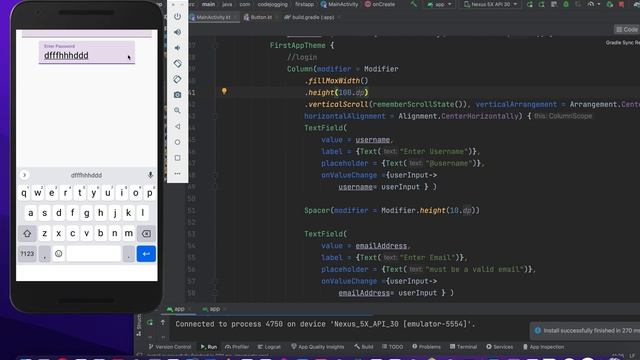 Kotlin With Jetpack Compose Ui And Material 3: TextField Component смотреть онлайн