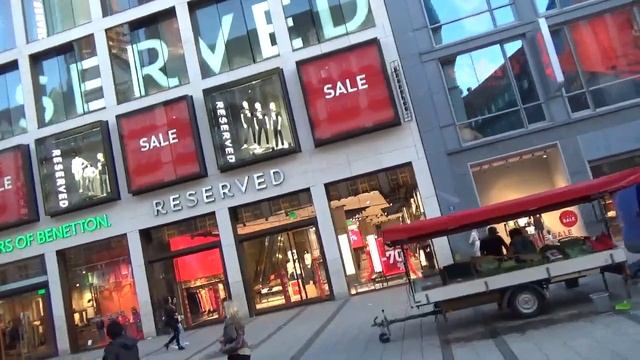 Karlsplatz to Marienplatz, Munich, Germany смотреть онлайн