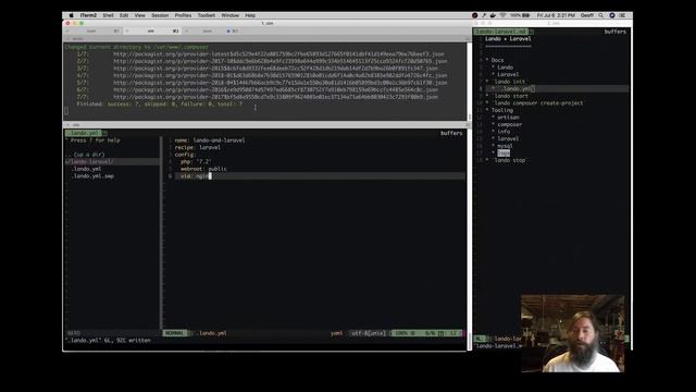 Lando + Laravel смотреть онлайн