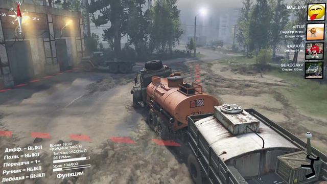 SpinTires - карта "Холм" пройдено #1 смотреть онлайн