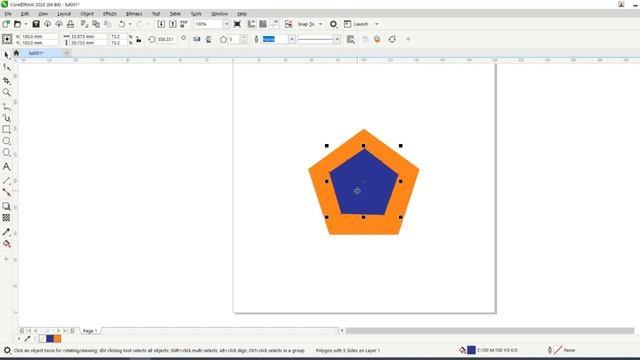 How to draw a house using simple basic shapes in CorelDraw 2020 смотреть онлайн