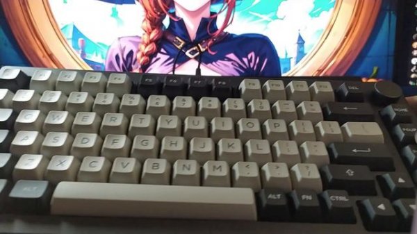 Краткий ОБЗОР AKKO 5075B PLUS DRACULA CASTLE CREAM BLUE V3 PRO