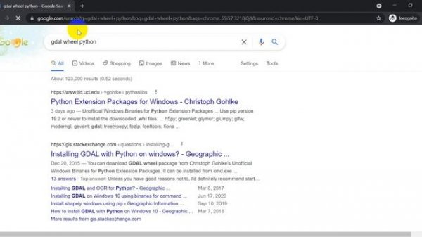Install GDAL for Python with pip