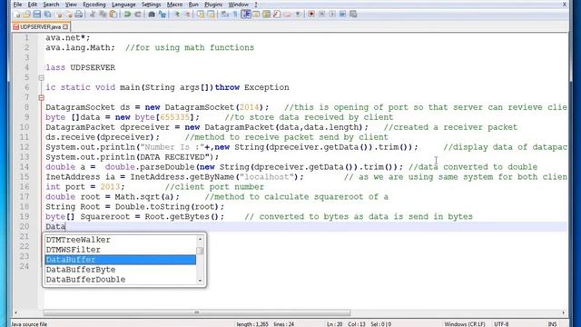 Client Server Communication using UDP - Distributed System. смотреть онлайн