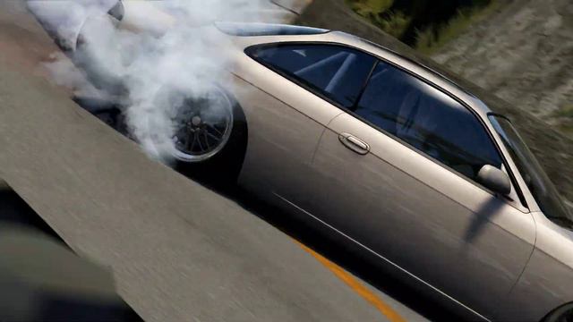Assetto Corsa EK Tsubaki Line Real Downhill S14 240SX смотреть онлайн