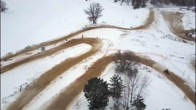 Кубок Воронежской области по мотокроссу. Боровое. Аэросъёмка. Класс Open - Без Шипов. смотреть онлайн