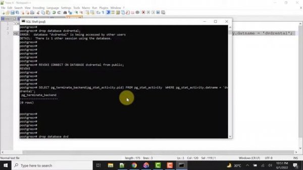 How To Delete or Drop PostgreSQL Database Using pgAdmin And SQL Shell psql || PostgreSQL Tutorials