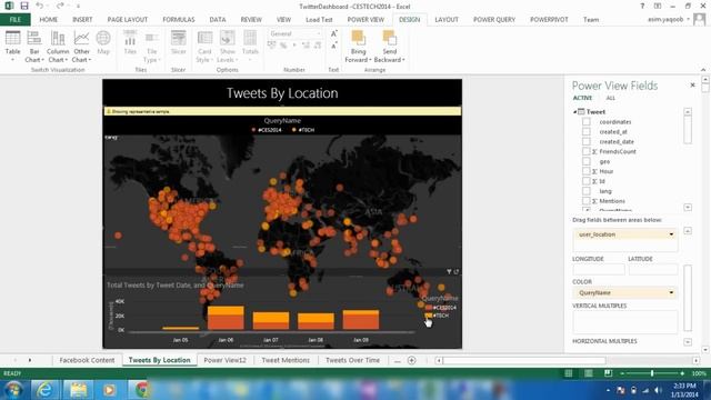 Using Real-Time Social Media Data with Power BI смотреть онлайн