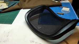 Как самому восстановить сетку на спинке компьютерного кресла. Секреты ремонта. Кордура.#kozha40pro