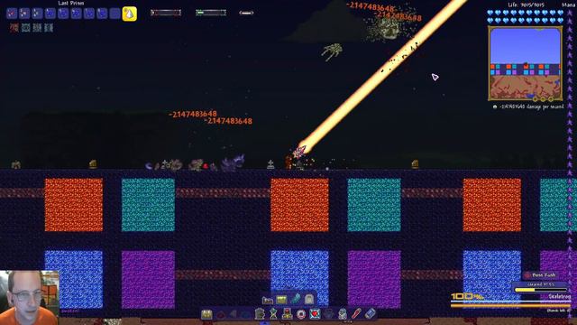Terraria Supreme Buffed Last Prism But with Yharims Crystals beam Projectile смотреть онлайн