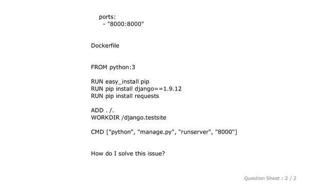 Django : Docker - Can't access Django server смотреть онлайн