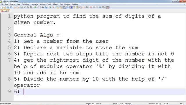 Python Program to Find the Sum of the Digits of a Given Number By Recursive Methods смотреть онлайн