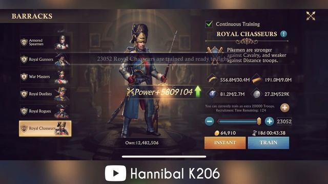 Guns of Glory : Training 4 Million T13 Troops In 1 day смотреть онлайн