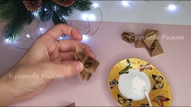 Новогодние игрушки из бумаги, Как сделать бумажный шар, Шар Kusudama, Origami Kusuduma Ball. смотреть онлайн