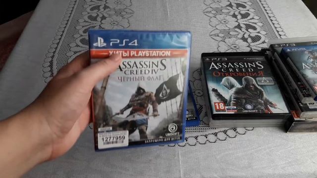 ASSASSINS CREED ДИСКИ PS4.ПОПОЛНЕНИЕ КОЛЛЕКЦИИ.UNBOXING/РАСПАКОВКА