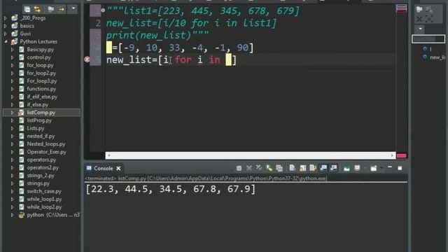 Python Lect 17: List Comprehension in Python | Python Tutorials смотреть онлайн