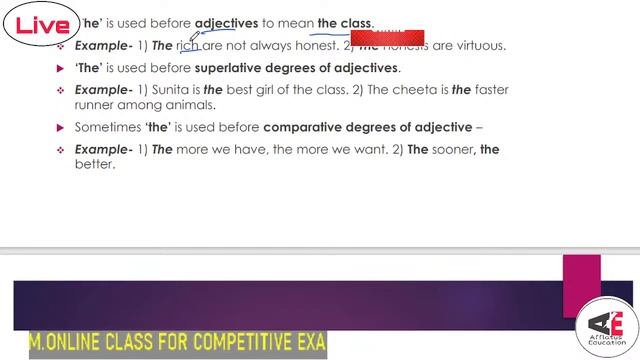 English class Articles for s.s.c group-c / Gd constable / SI смотреть онлайн