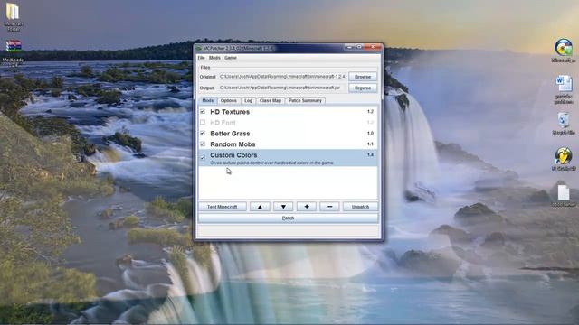 Minecraft 1.7.5 How To Install MCpatcher смотреть онлайн