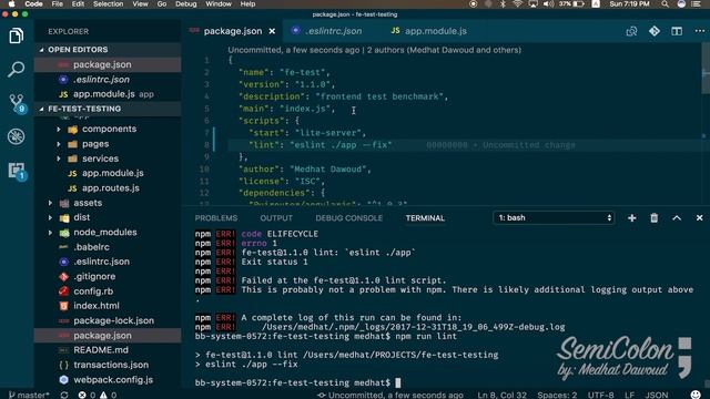 Intro to ESLint | [Arabic Video] смотреть онлайн