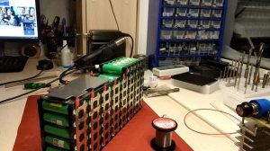 Продолжение сборки аккумулятора (подключение BMS)