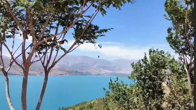 В горах Ташкента - Дельтаплане - Чарвакское водохранилище смотреть онлайн