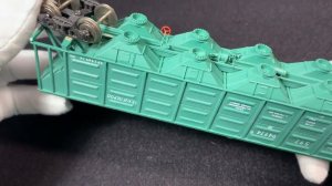 Новинка! Модель вагона для перевозки техуглерода в масштабе 1:87, выполненная из набора 3D maker Ekb