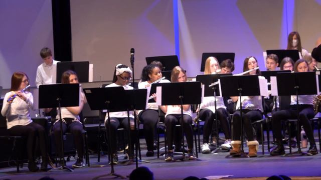 20220303 Konrad Band Concert Liberty Middle School Ukrainian Lullaby смотреть онлайн
