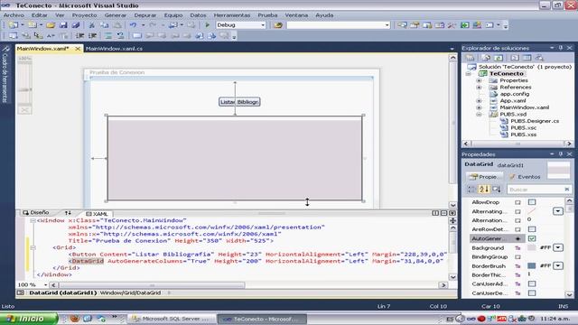 Acceso a Base de Datos a través de una aplicacion WPF en C# смотреть онлайн