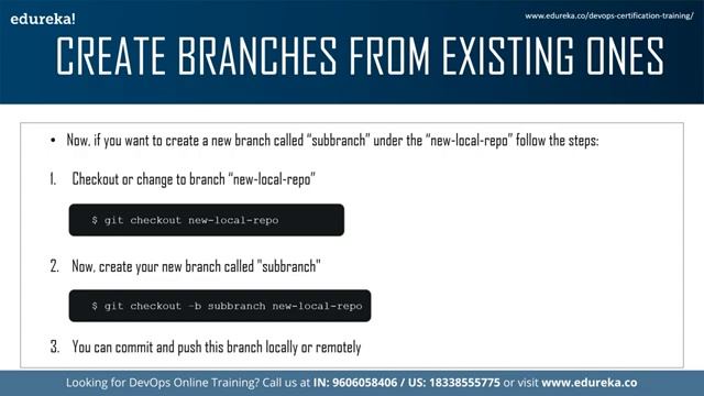 Git Branching | Git Tutorial | Git Commands for Beginners | DevOps Training | Edureka смотреть онлайн