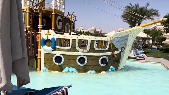 Hotel Titanic Royal Hurghada basen dla dzieci children pool pirates of the caribbean Egipt смотреть онлайн